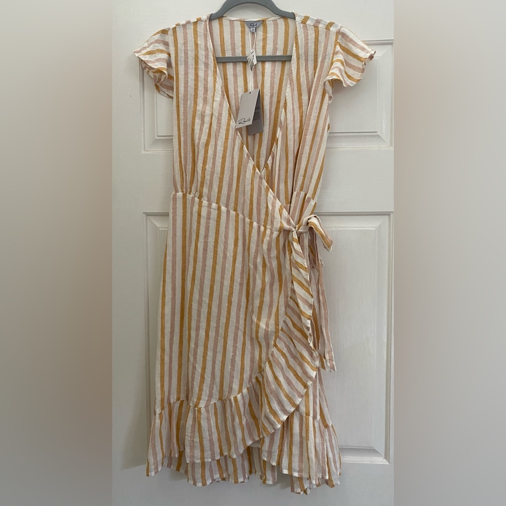 NWT Linen Blend Brigitte Dress By Rails- size small - Picture 4 of 13